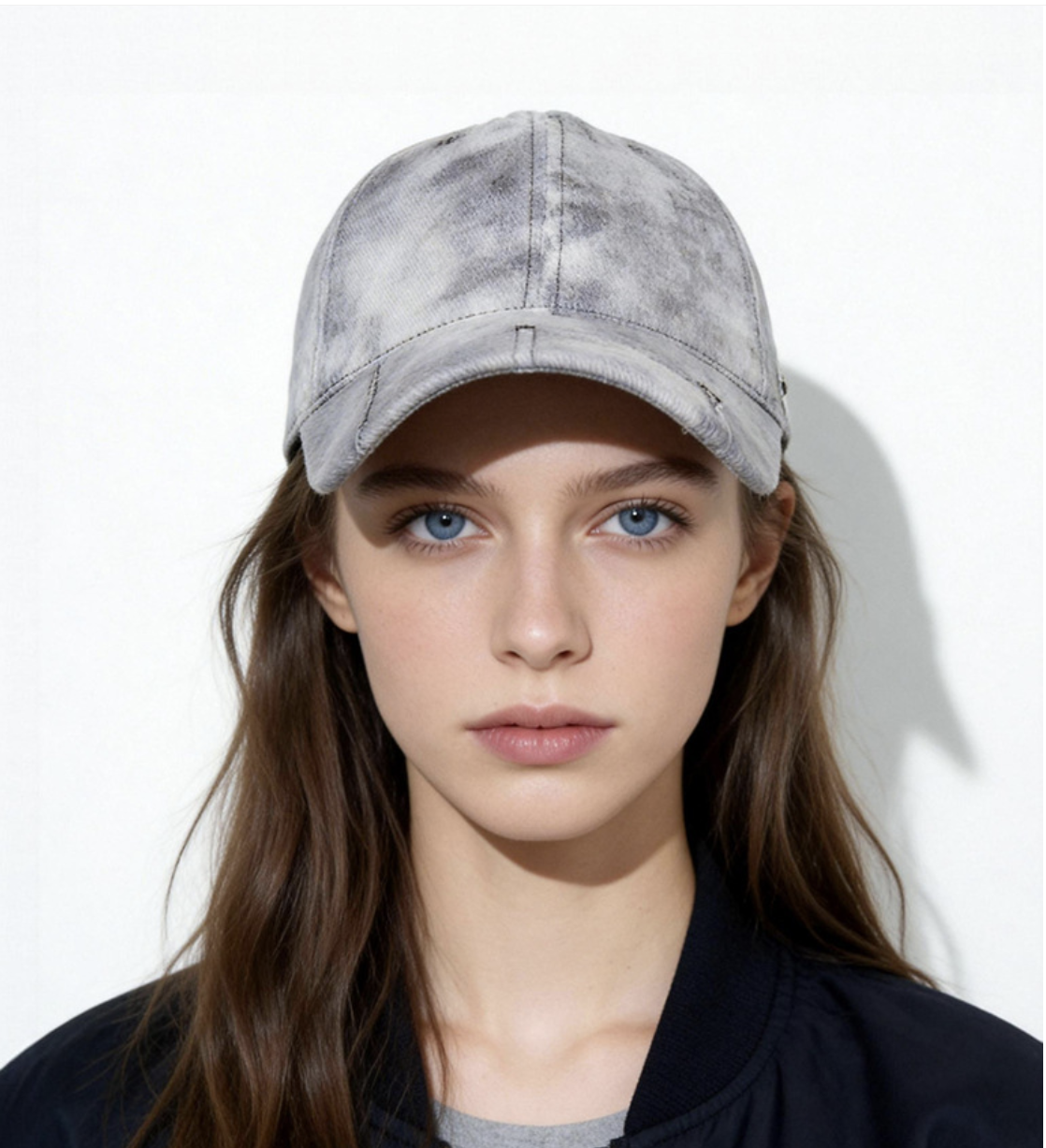 New Tie-Dye Washed Ripped Baseball Cap