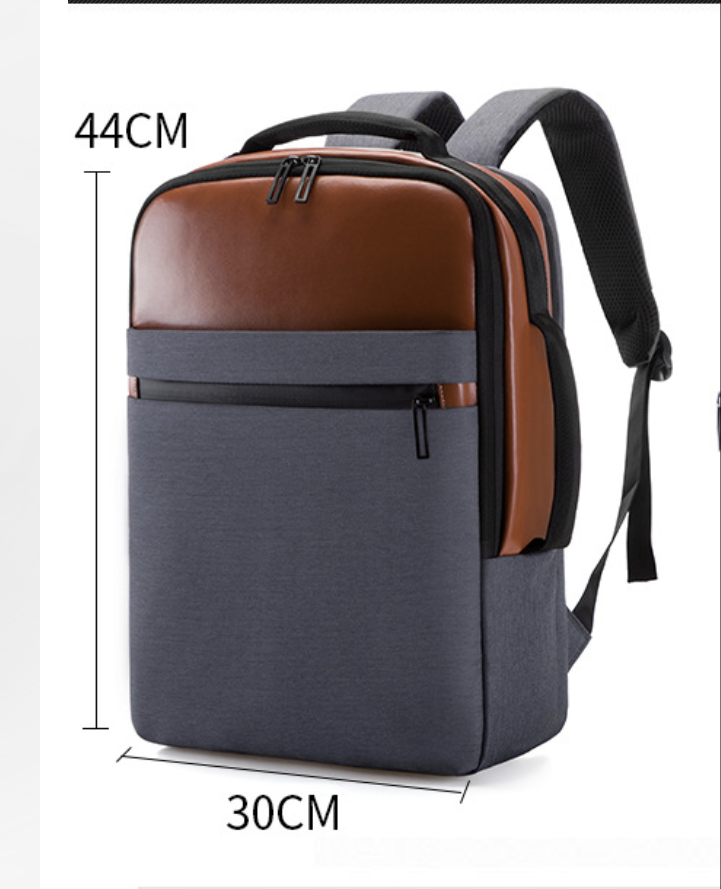 Water-Resistant Laptop Backpack with USB Port