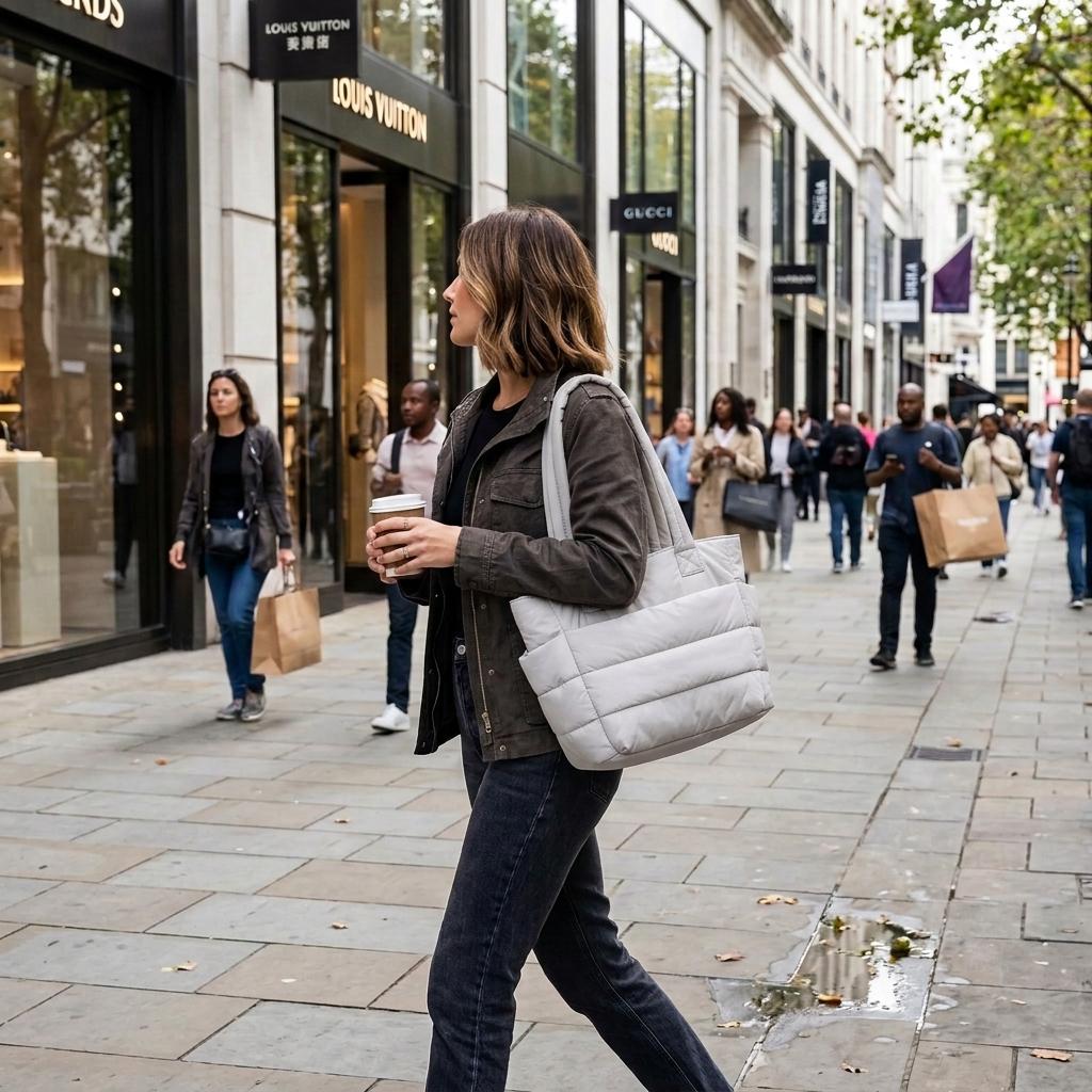 Women's Quilted Crossbody Shoulder Bag