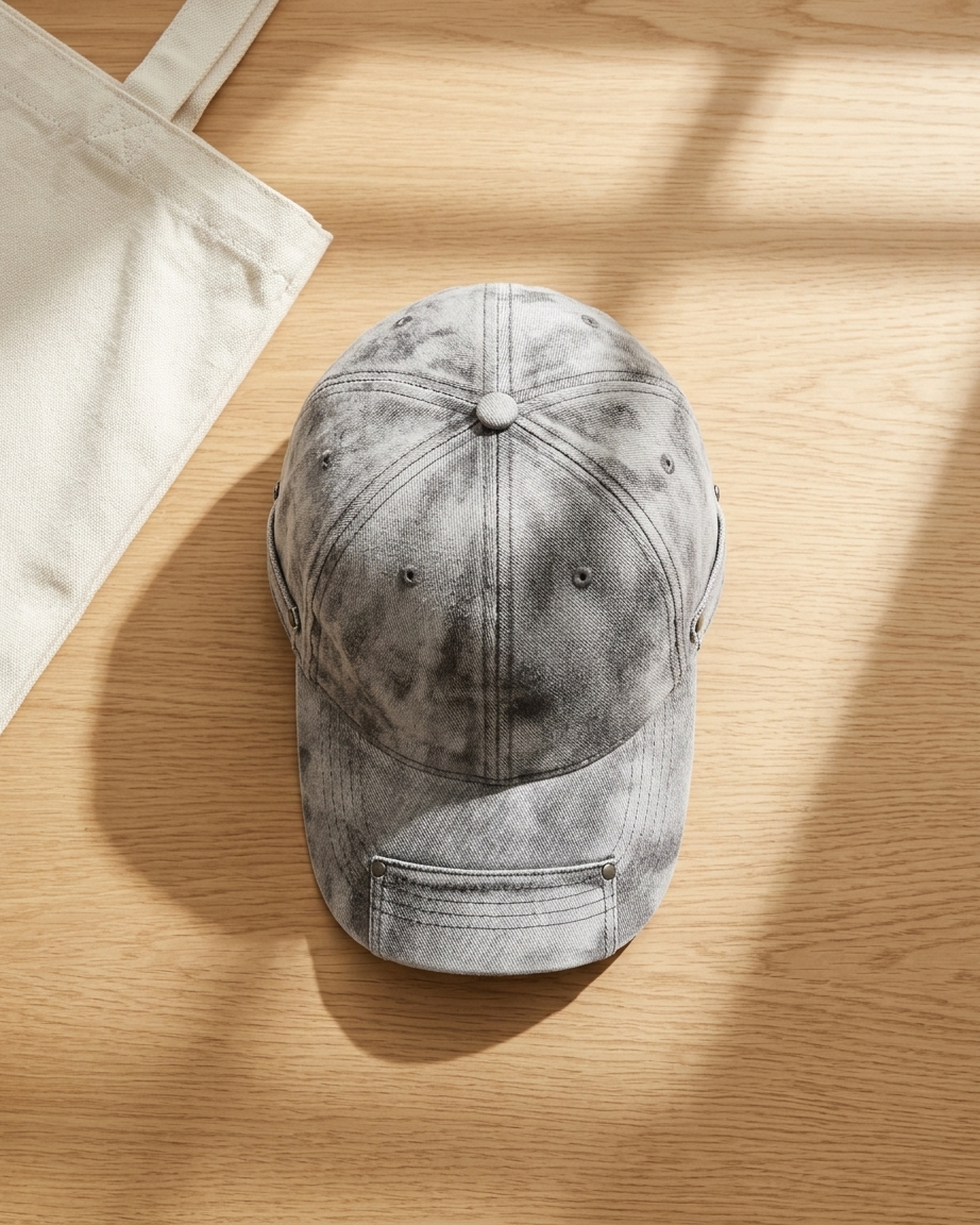New Tie-Dye Washed Ripped Baseball Cap