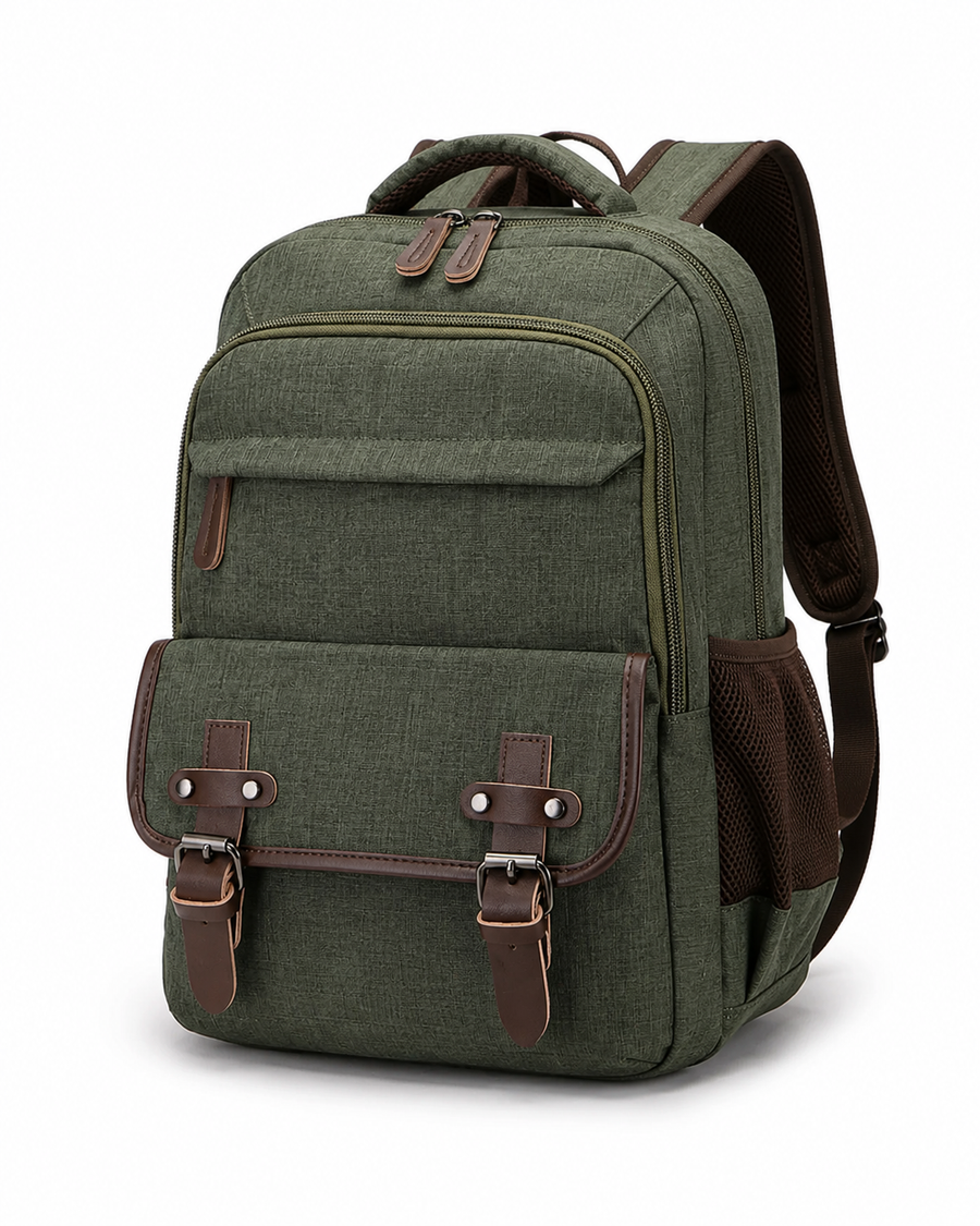 Water resistant laptop backpack