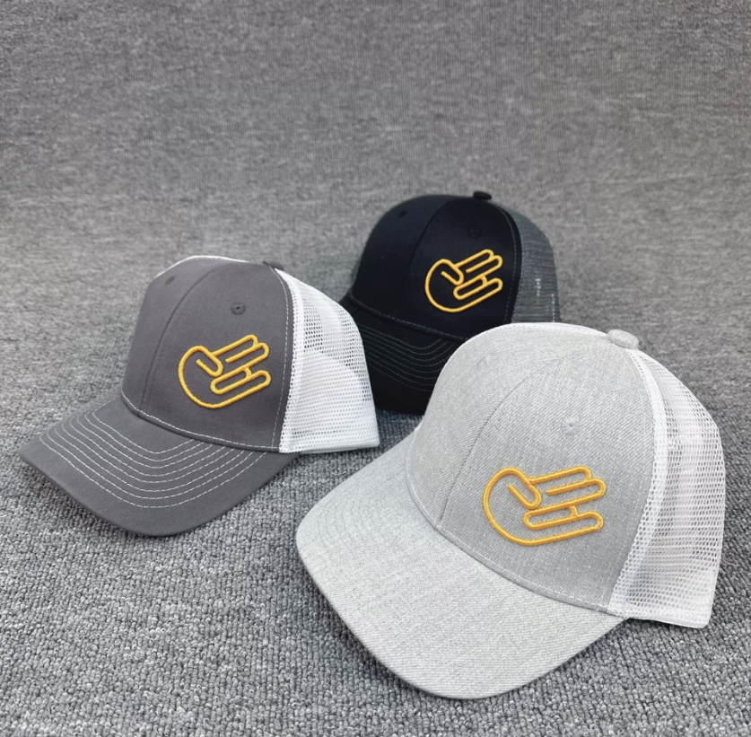 Palm Embroidered Richard Mesh Baseball Cap