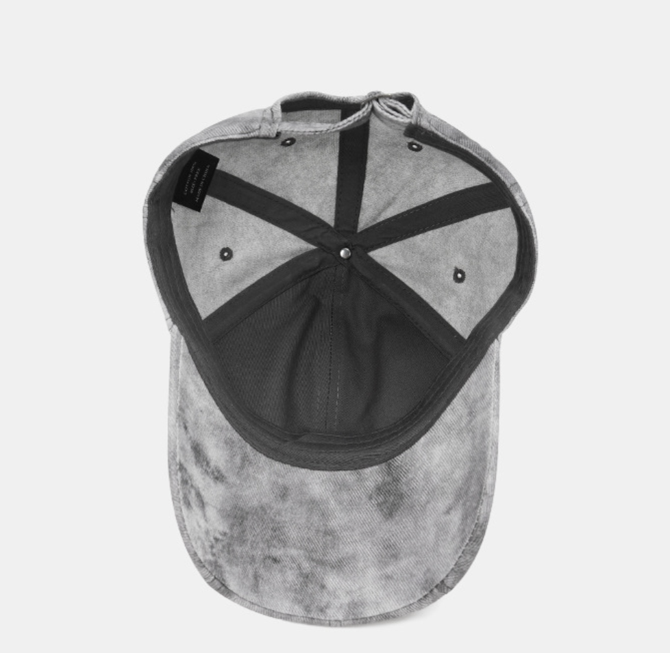 New Tie-Dye Washed Ripped Baseball Cap