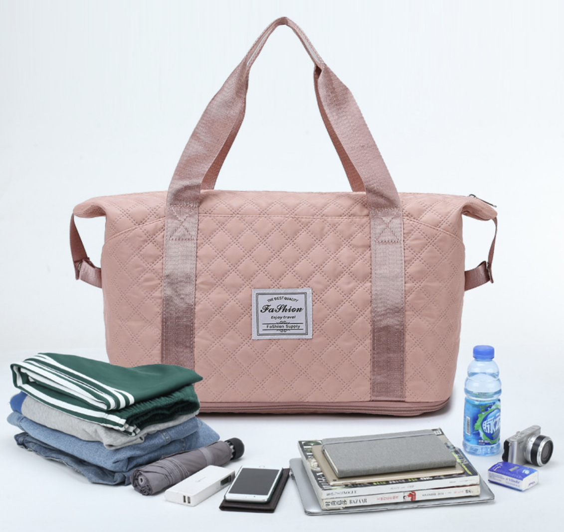 AB-28 תיק ספורט וכושר עם הפרדת רטוב יבש pink Oxford sport gym bag with wet dry separation pocket