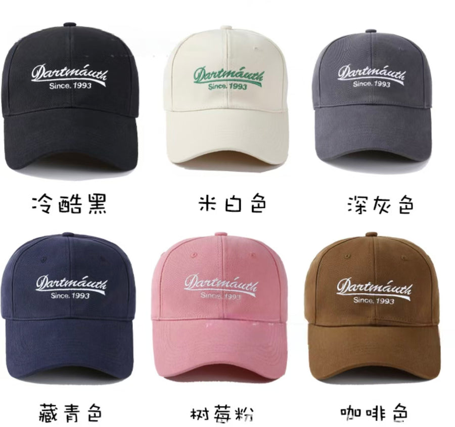 Pure cotton baseball cap with a soft top