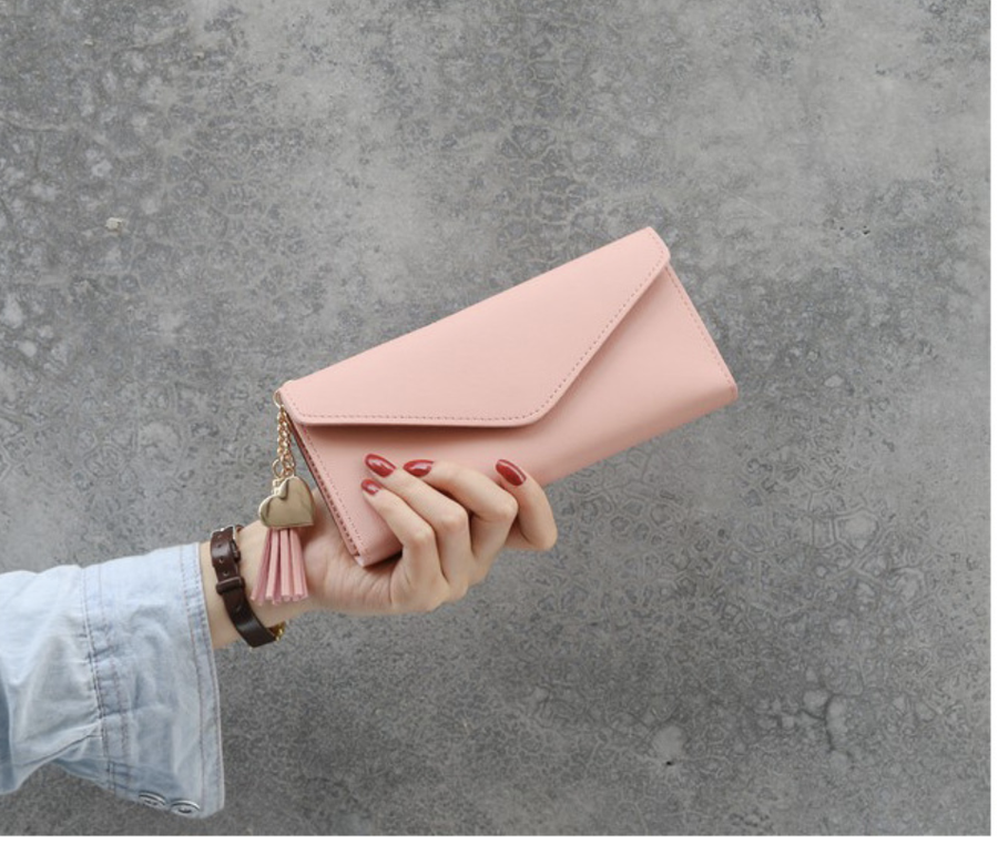 Long womens clutch wallet