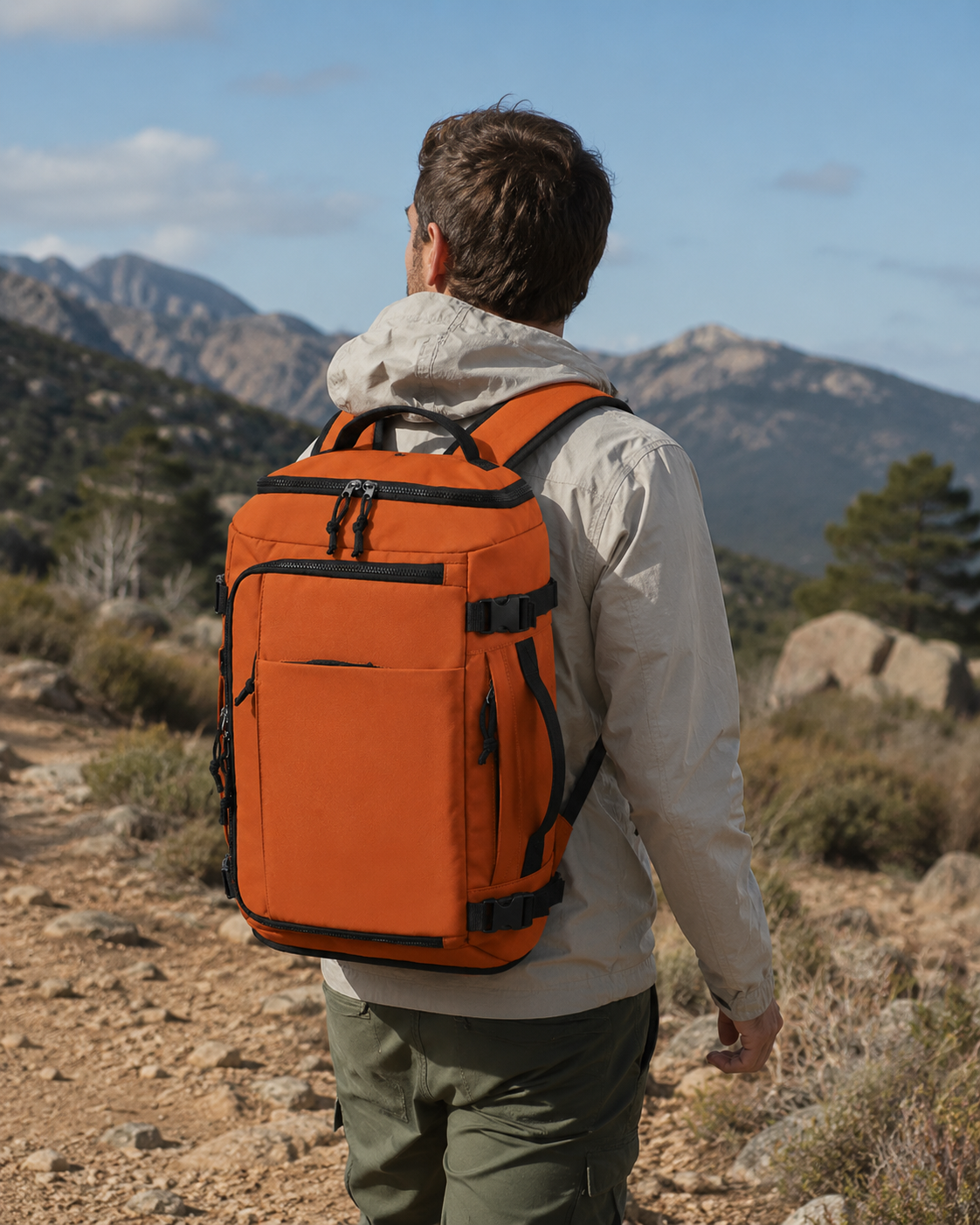 Expandable Business Laptop Backpack