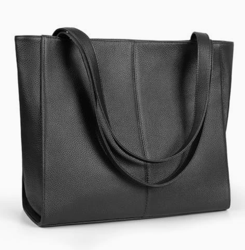 Womens large leather tote bag
