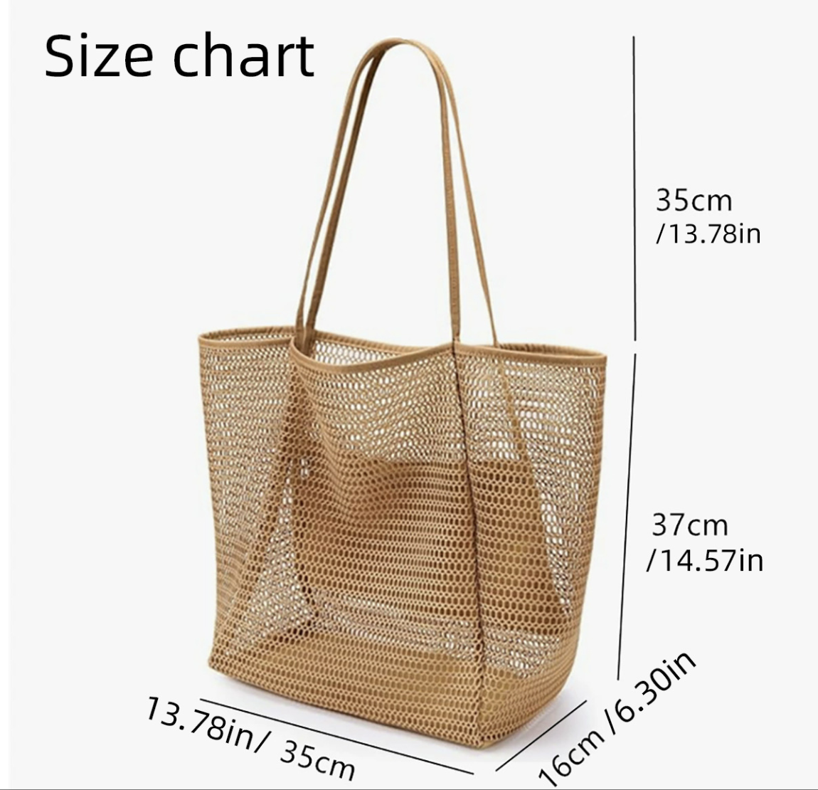 Foldable mesh storage travel bag AB-28 in beige polyester with shoe and cosmetics organizer compartments