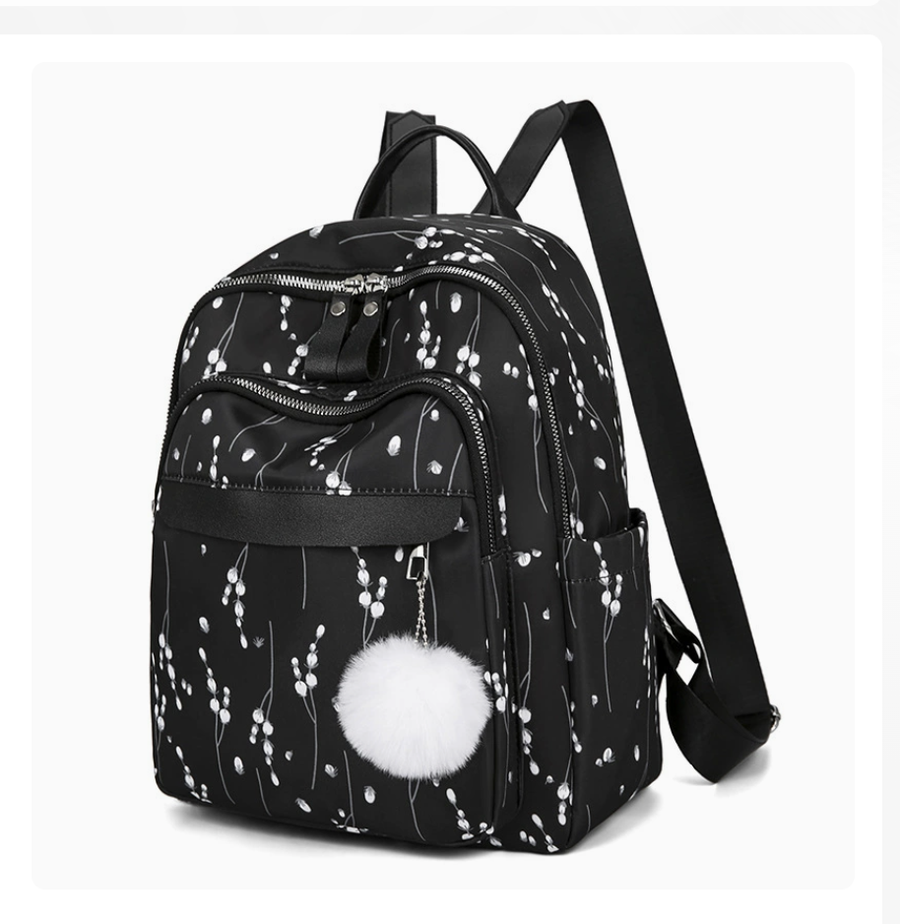 Travel backpack with shoe compartment