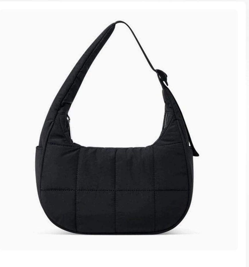 Womens large nylon shoulder bag