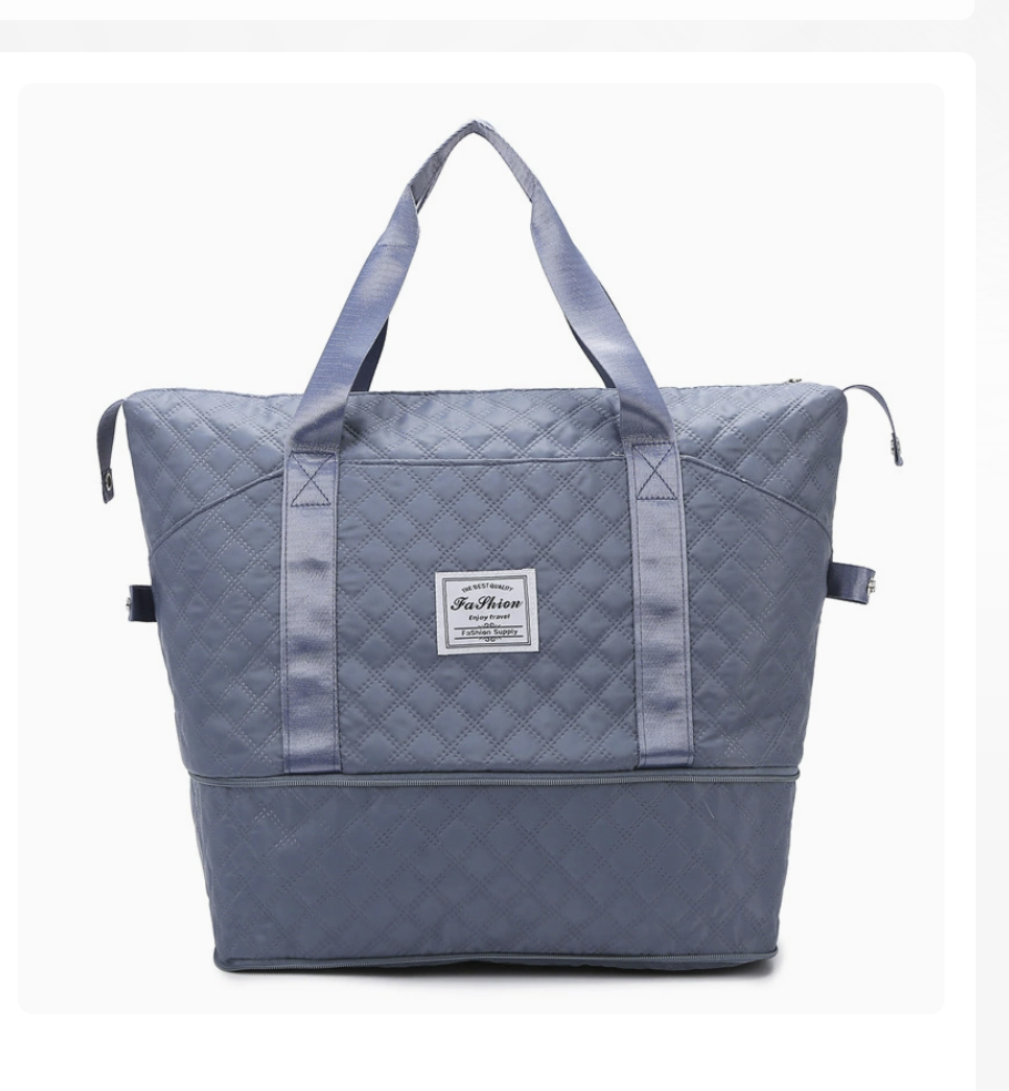 AB-28 sport and fitness bag in blue Oxford fabric with wet dry separation compartments