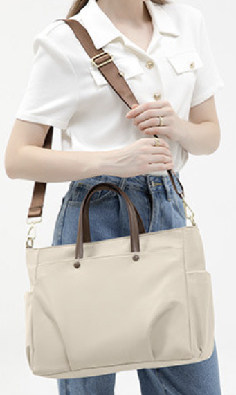 Large oxford laptop shoulder bag