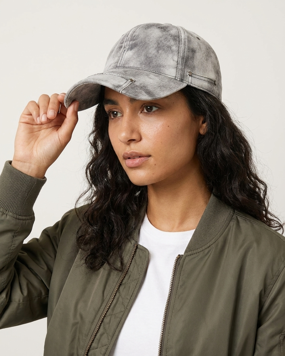 New Tie-Dye Washed Ripped Baseball Cap